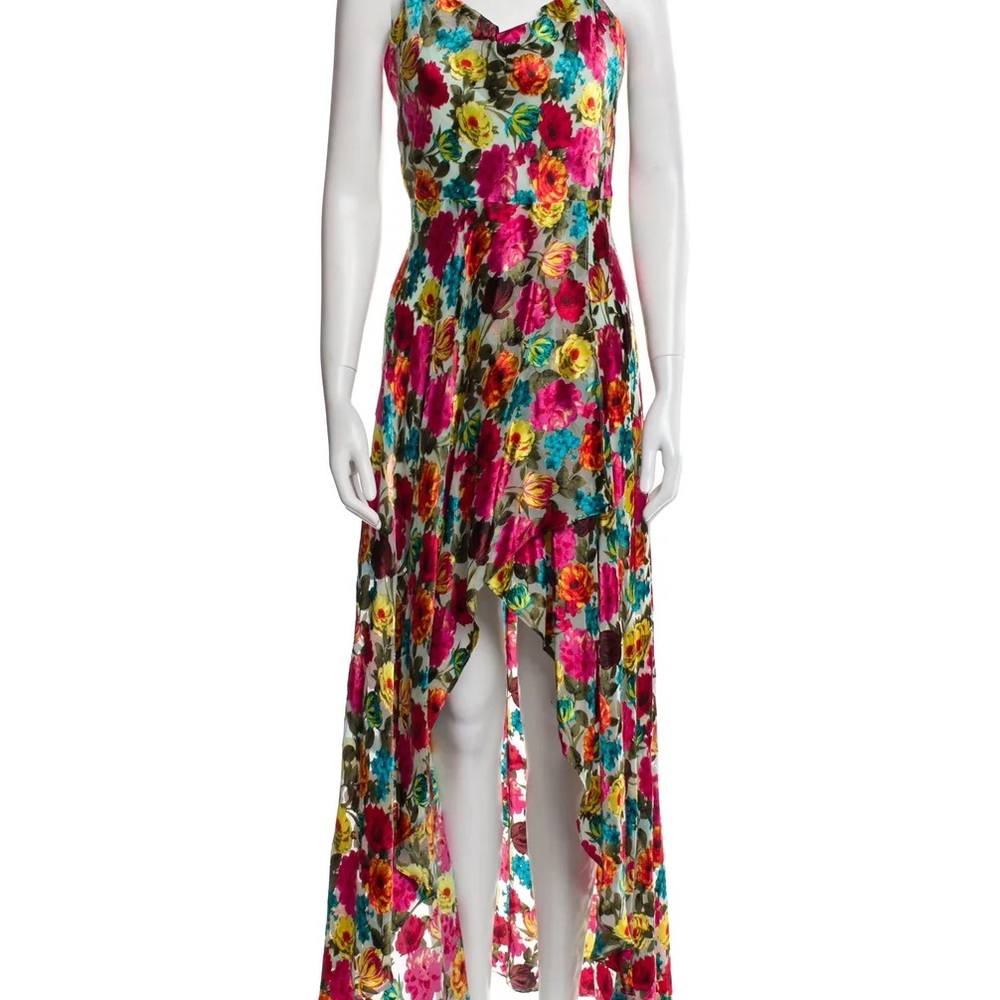 NEW Alice+Olivia Floral Multicolor Maxi Dress